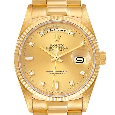 rolex day date ii president in 18k gold|Rolex presidential 18k solid gold.